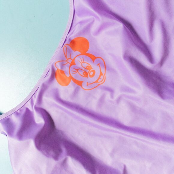 NWT Disney Purple Orange Minnie Mouse One Piece Swimsuit Size US 2X - Picture 2 of 5